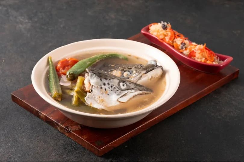 Sinigang na Salmon Head